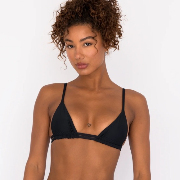 Skatie | ‘Cairo’ Ivory and Gold Bikini TOP ONLY  L - Picture 6 of 7